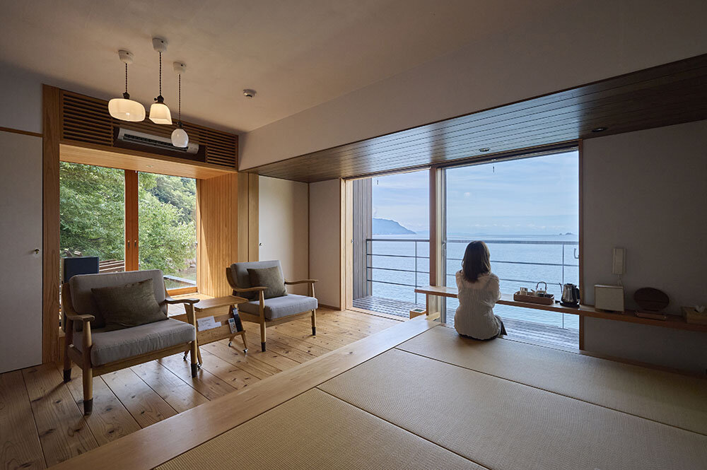 波華楼の角部屋の和室