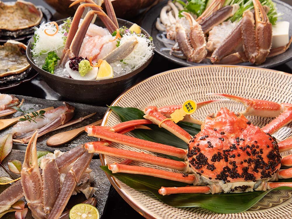 波華楼の料理カニコース